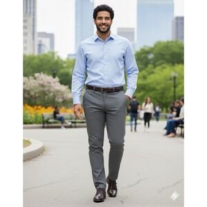 APT. 9 Men's Grey Dress Pants Size 38 X 36‎